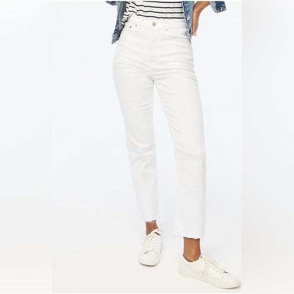 J. Crew | NWT | Women’s | Stovepipe Straight |  Jean | Stretch+ | White | 35 - Picture 1 of 7